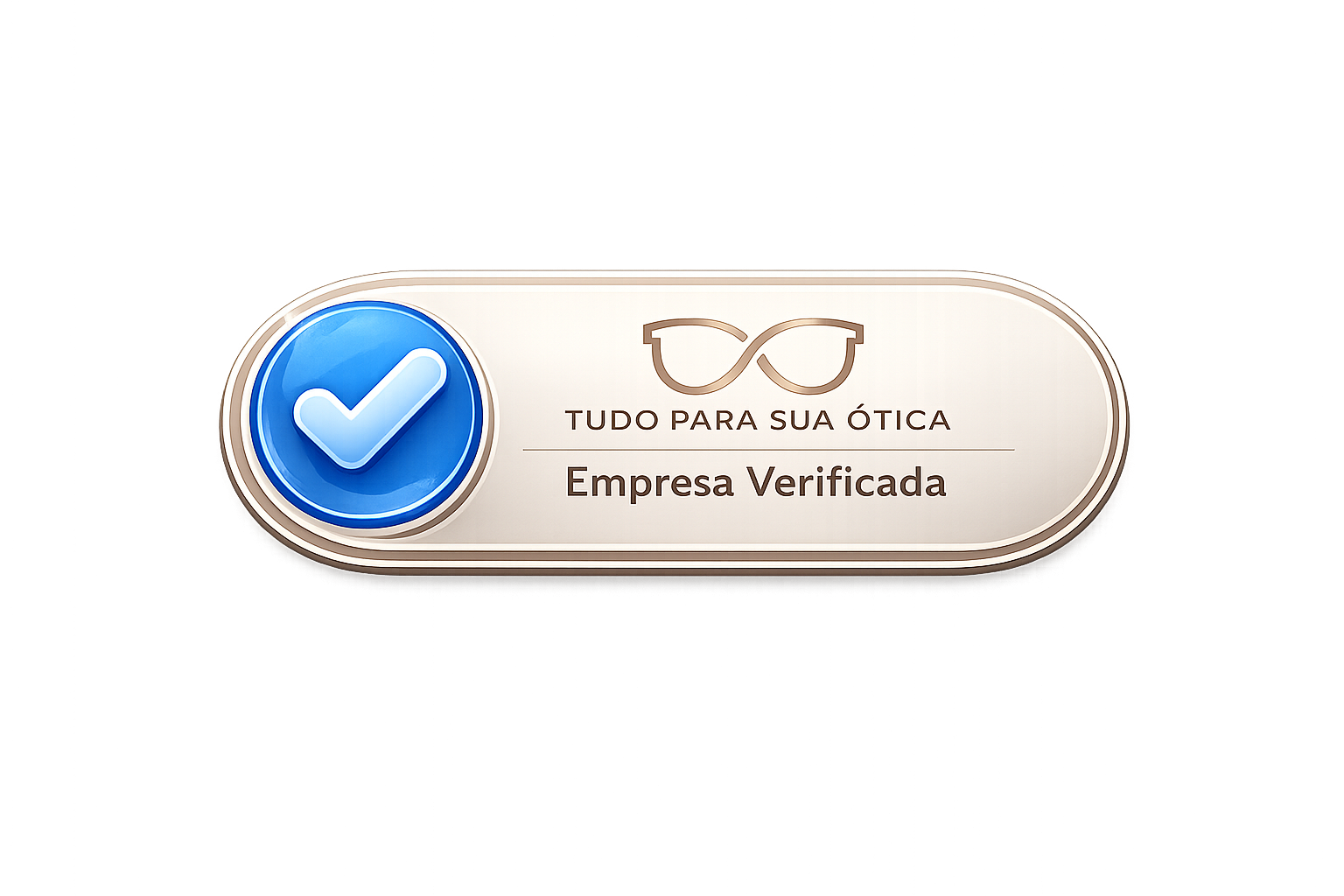 Selo Empresa Verificada — Tudo Para Sua Ótica